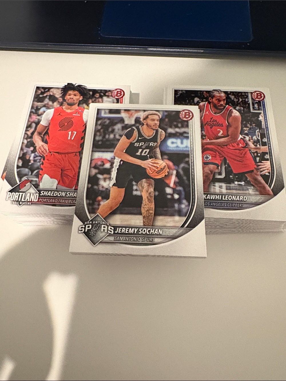 LOT OF 156 2025-26 BOWMAN NBA BASKETBALL BASE PAPER CARDs